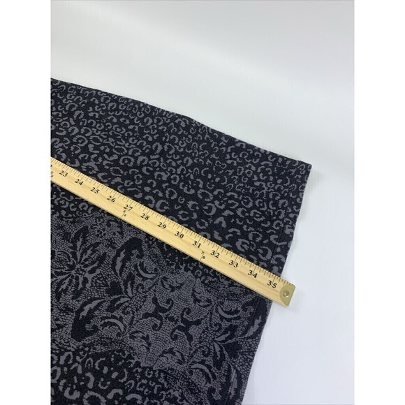 Athleta Shayla Sheath Dress Tank Gray 61173 Animal Floral Modal Cotton Med Tall - Picture 8 of 10